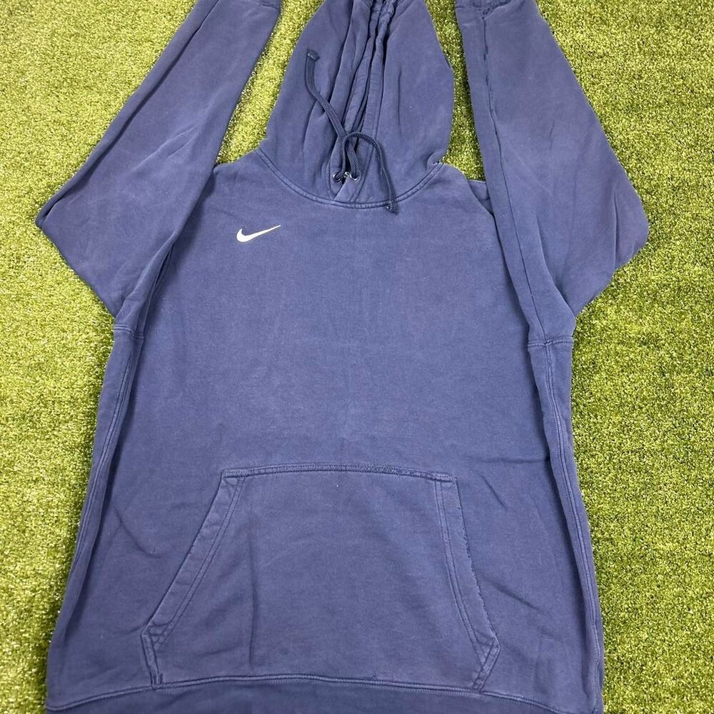 Nike Men's Blue and Navy Hoodie